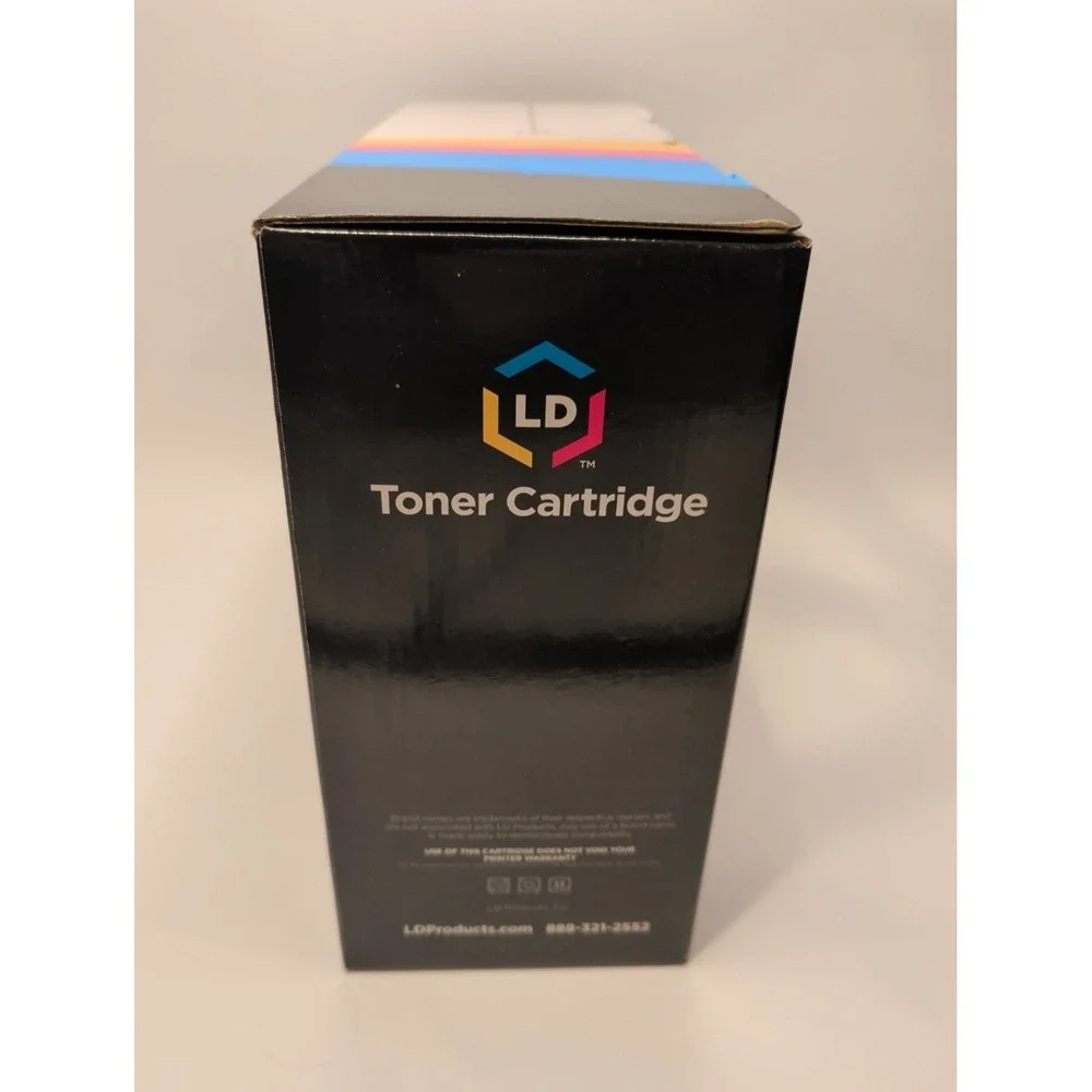 LD Toner Cartridge, Black, High Yield, Compatible with HP 55X, Canon 324 II
